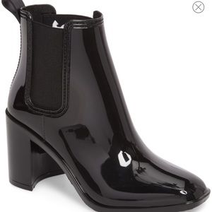 Jeffery Campbell hurricane rain boots/ankle boots